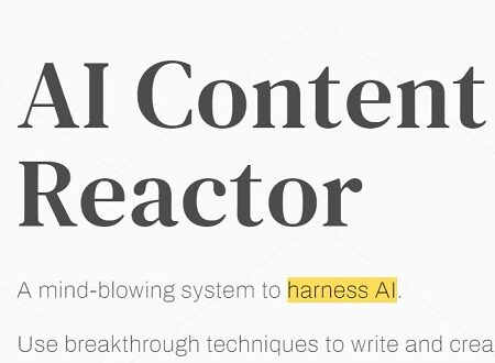 AI Content Reactor - A powerful system for creating content with AI