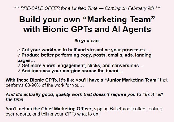 sam-woods-pre-sale-bionic-gpts-ai-agents
